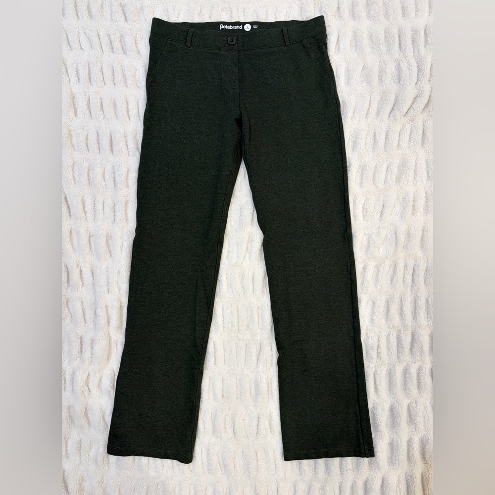 Betabrand Women’s Large Tall Green‎ Pull On Pants